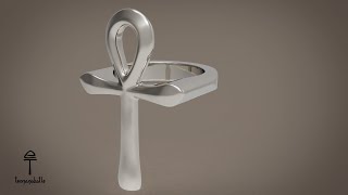 Ankh Ring 3D-Model Turntable