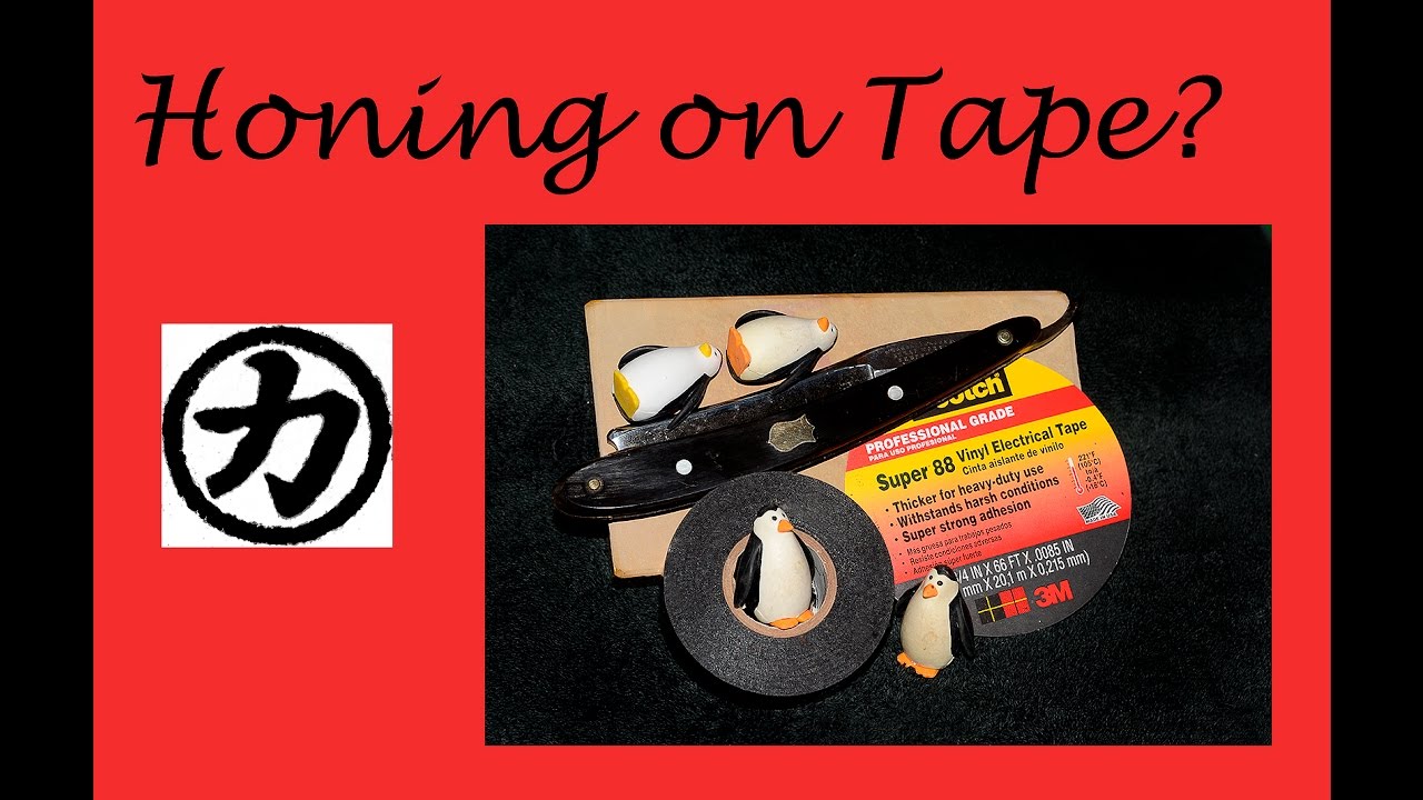 To Tape, or Not To Tape Straight Razor Honing YouTube