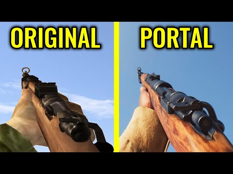 Battlefield 1942 Original vs Portal - Weapons Comparison