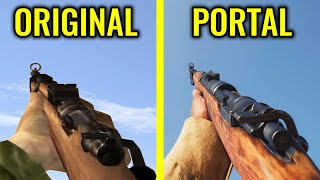 Battlefield 1942 Original vs Portal - Weapons Comparison