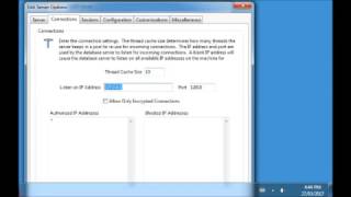 Changing the Server IP Address