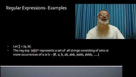 Principles of Compiler Design - Lexical Analysis - Regular Expressions - Examples