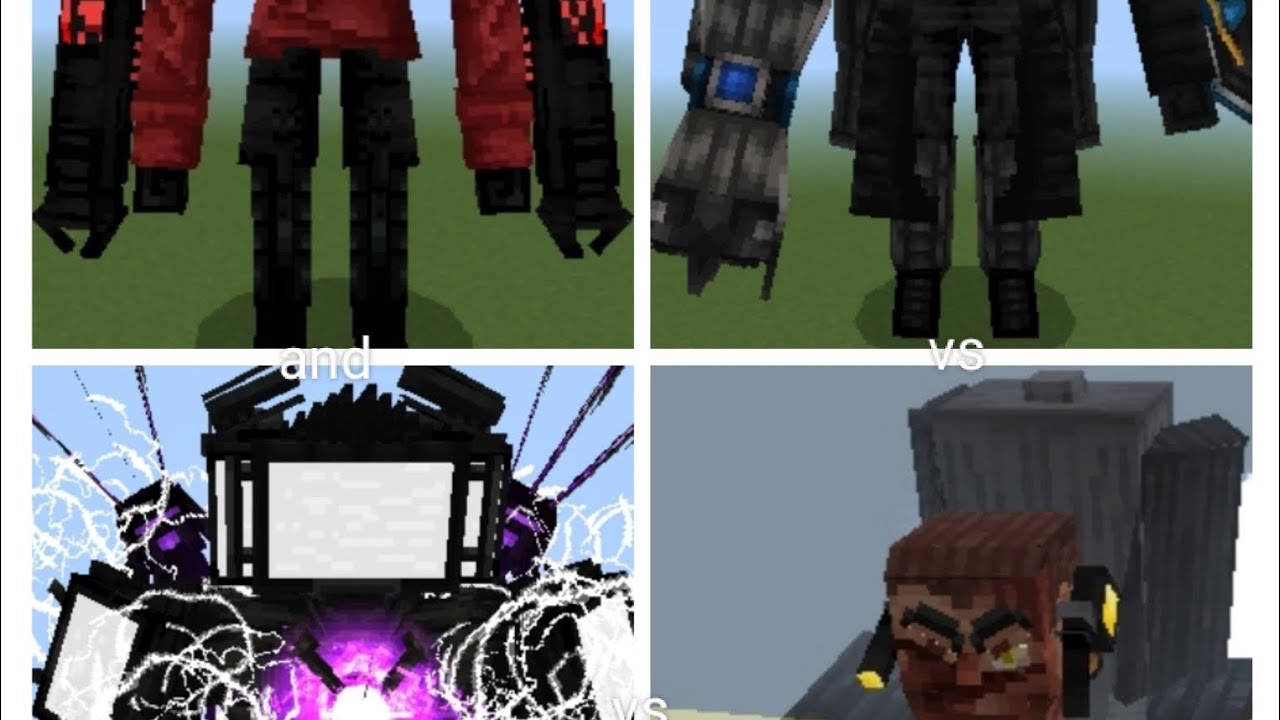 G man vs camera man and speaker man and tv man l minecraft bangla l 