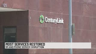 Lumen says almost all services restored following 911 phone internet disruption