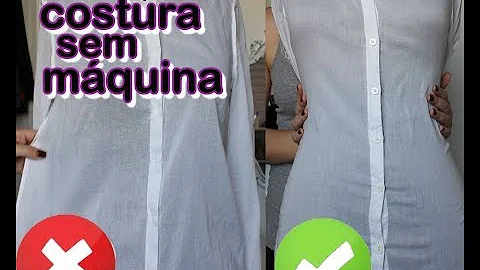 Como disfarçar uma camiseta grande?