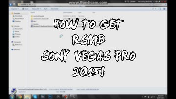 (Working April 2016) How To Get RSMB (ReelSmart Motion Blur) On Sony Vegas Pro 13 (2016!)