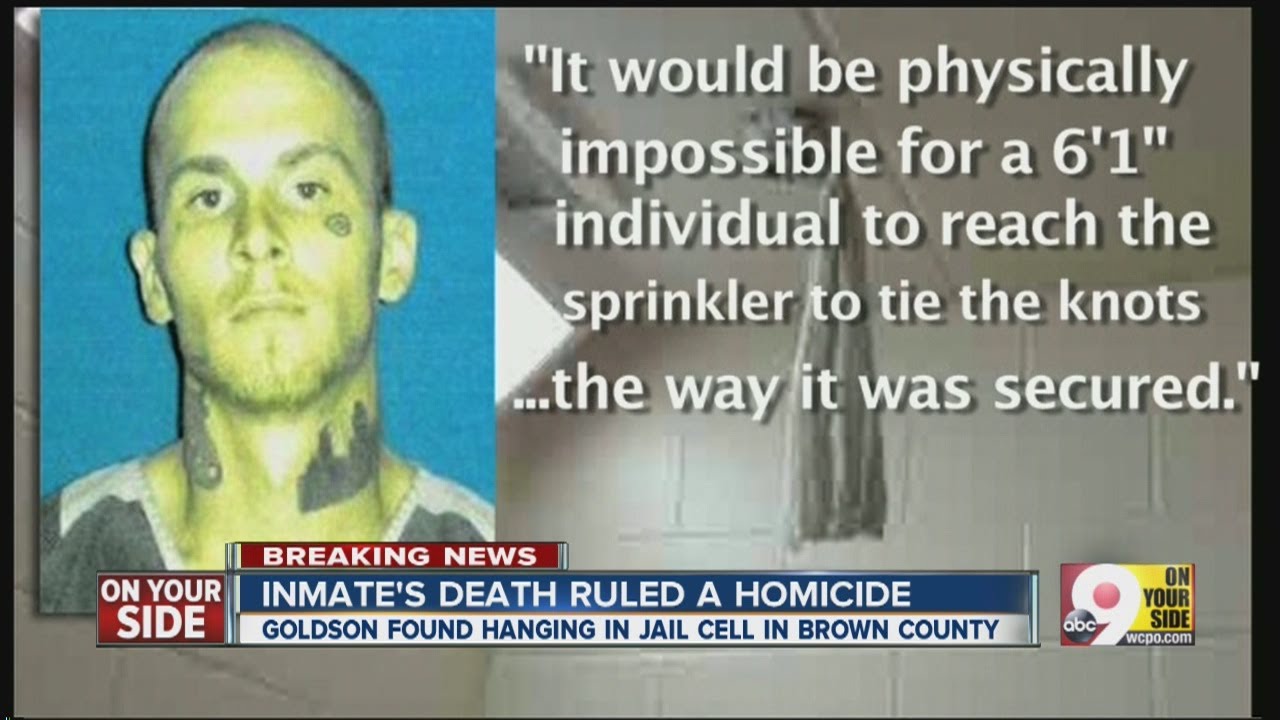 Brown County inmate's death ruled a homicide YouTube