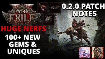 POE2 - 0.2.0 Patch Note Summary - Huge Changes Coming - Buffs and Nerfs Inbound