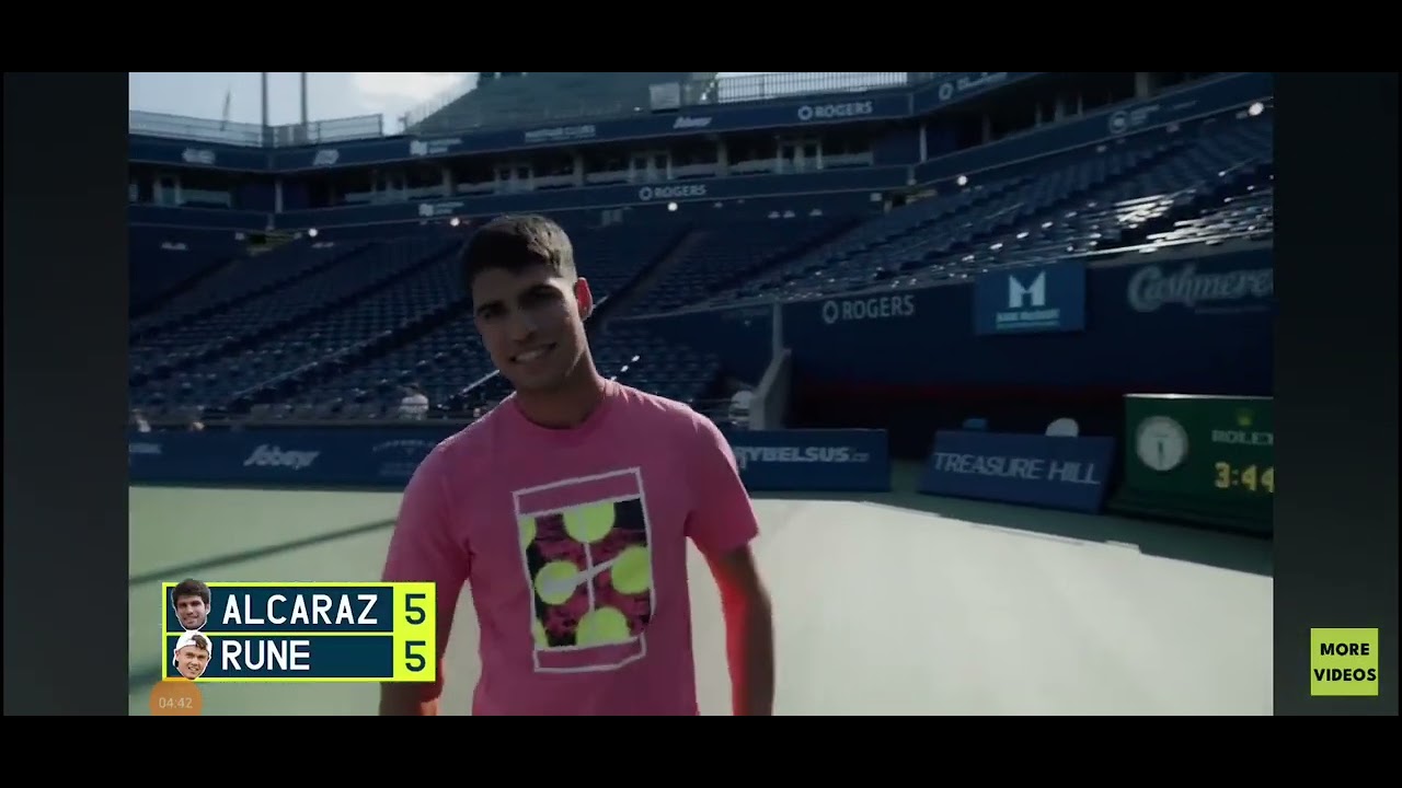 New Racket Holger Rune the impossible racket challenge with carlos alcaraz and holger rune ...