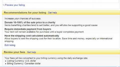 eBay Video 23 of 34: Watch Me List An Auction On eBay - Part 5