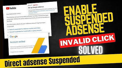 Your associated AdSense account has been suspended | Problem Solved