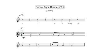 Virtual Sight Reading Level 3.3 (Mallets)