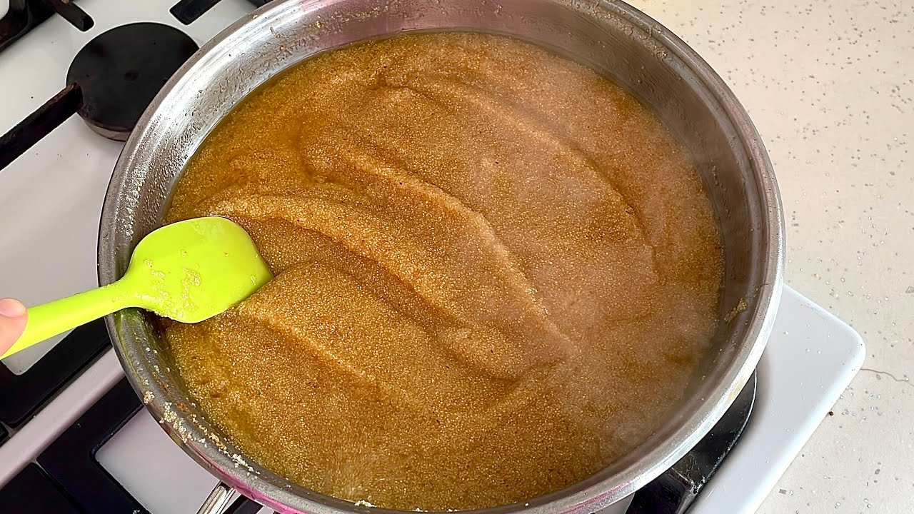 ŞERBETİ ÖNCEDEN HAZIRLAMAK YOK 😱ÇOK KOLAY VE HIZLI✅#keşfet #helvatarifi #dessert 