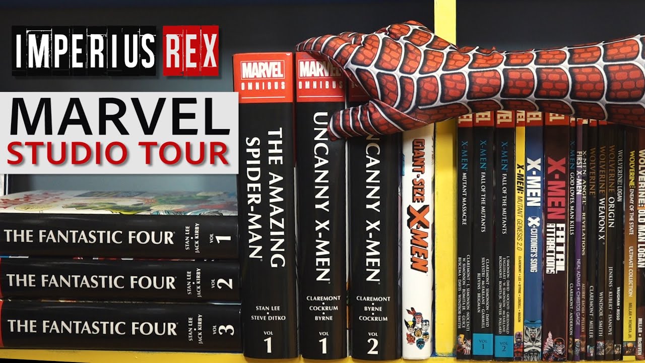 Imperius Rex Studio Tour (Marvel Comics shelves)