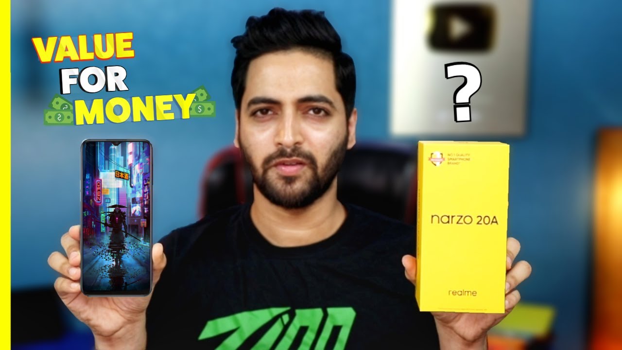 realme Narzo 20A - Unboxing & Hands On💪 | Paisa Wasool 💰