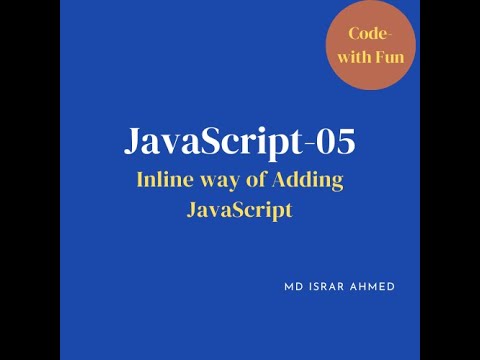 Inline way of Adding of JavaScript