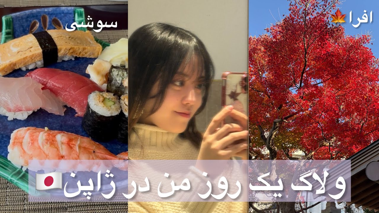 اولین ویدیوی یوتیوب✨ولاگ یک روز من در ژاپن🇯🇵😃