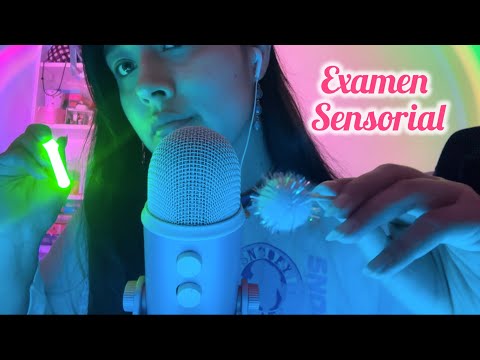 ASMR Examen Sensorial MUY LENTO para Dormir Profundamente