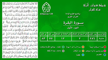 الصفحة ( 12 ) /  الجزء الأول / سورة البقرة