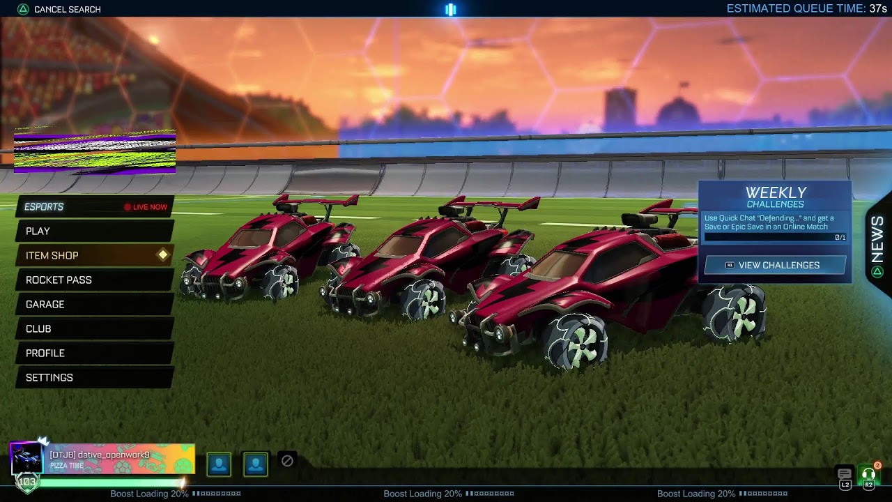 Trying to get the highest ranked possible in rocket League 2v2 with David