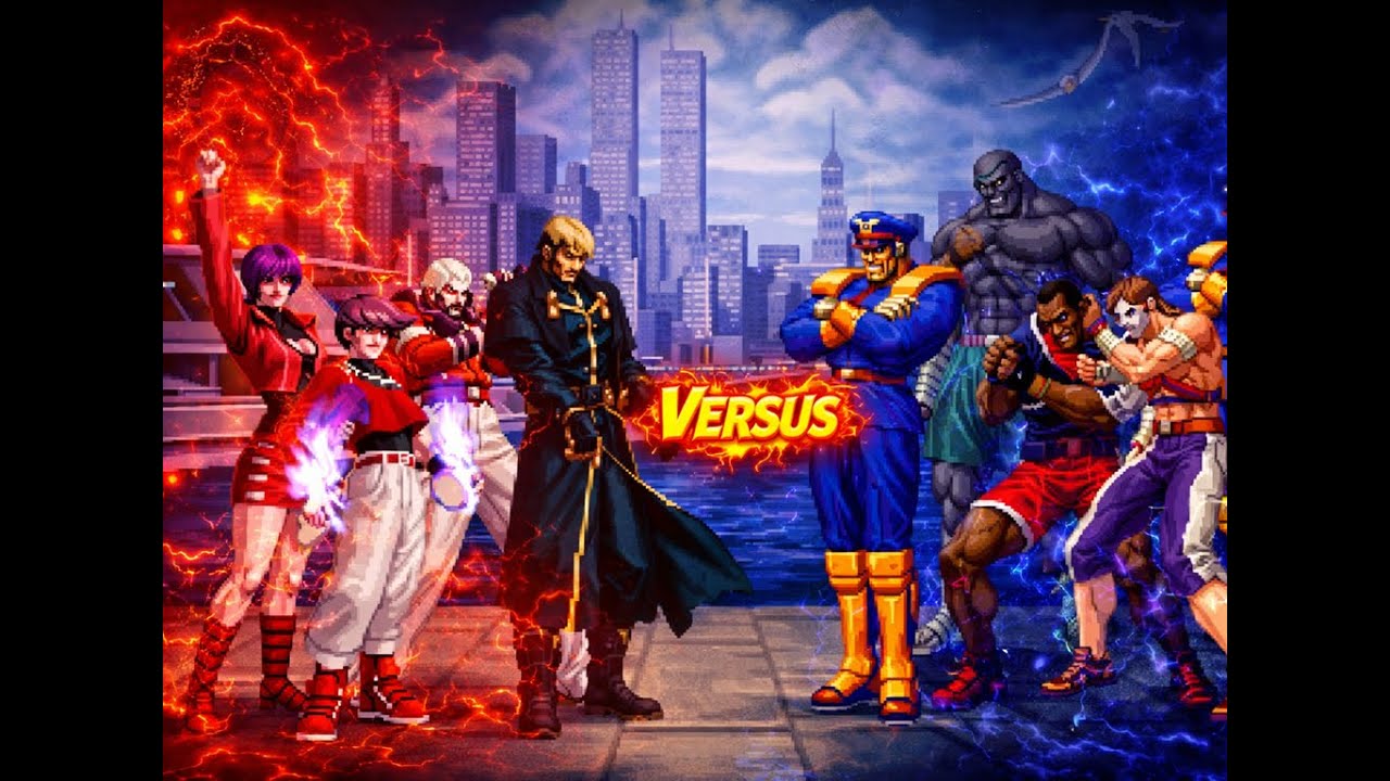 [KOF MUGEN] Мемориальная битва ⚡ Небесные Короли Орочи против клана Шадалу | Решающая битва 4 на 4