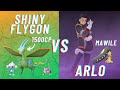 One Great League Shiny Flygon & Two 10cp Pokemon Vs Team Rocket Leader Arlo