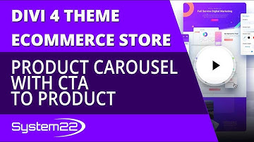 Divi 4 Ecommerce Product Carousel With CTA To Product 👍