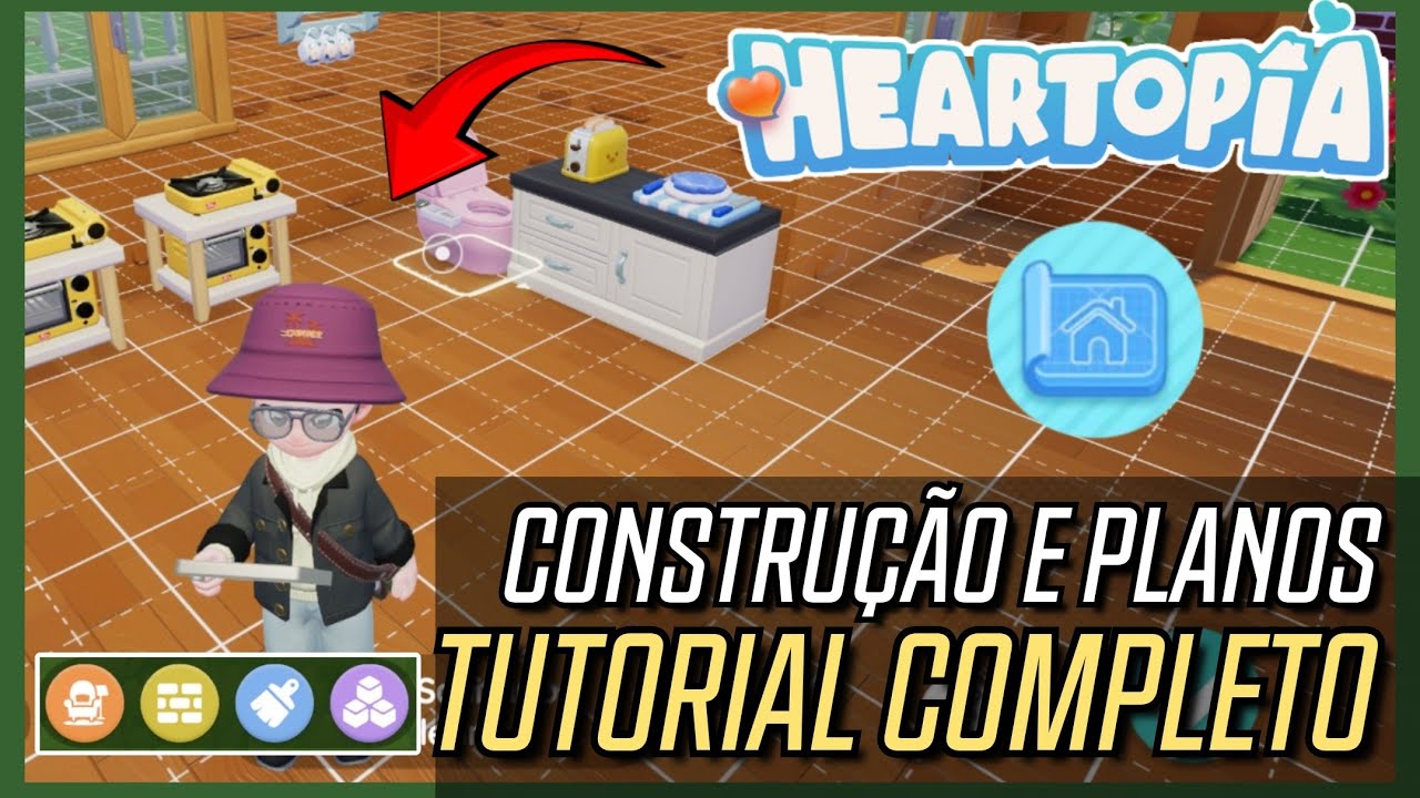 HEARTOPIA | TUDO SOBRE CONSTRUÇÃO, PLANOS, COMPRAR TERRENOS, MUDAR CASA e MAIS (TUTORIAL COMPLETO)