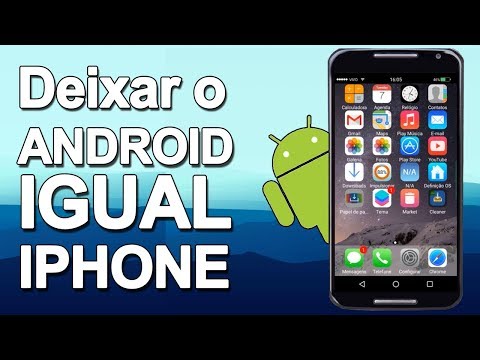 Como Deixar o ANDROID igual o IPHONE X e sistema iOS 11 - TutorialTec