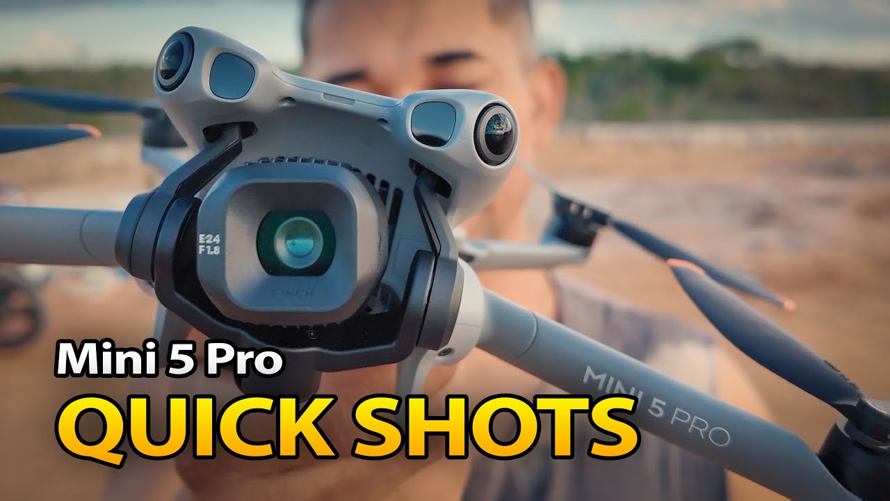 Todos os QuickShots do Mini 5 Pro