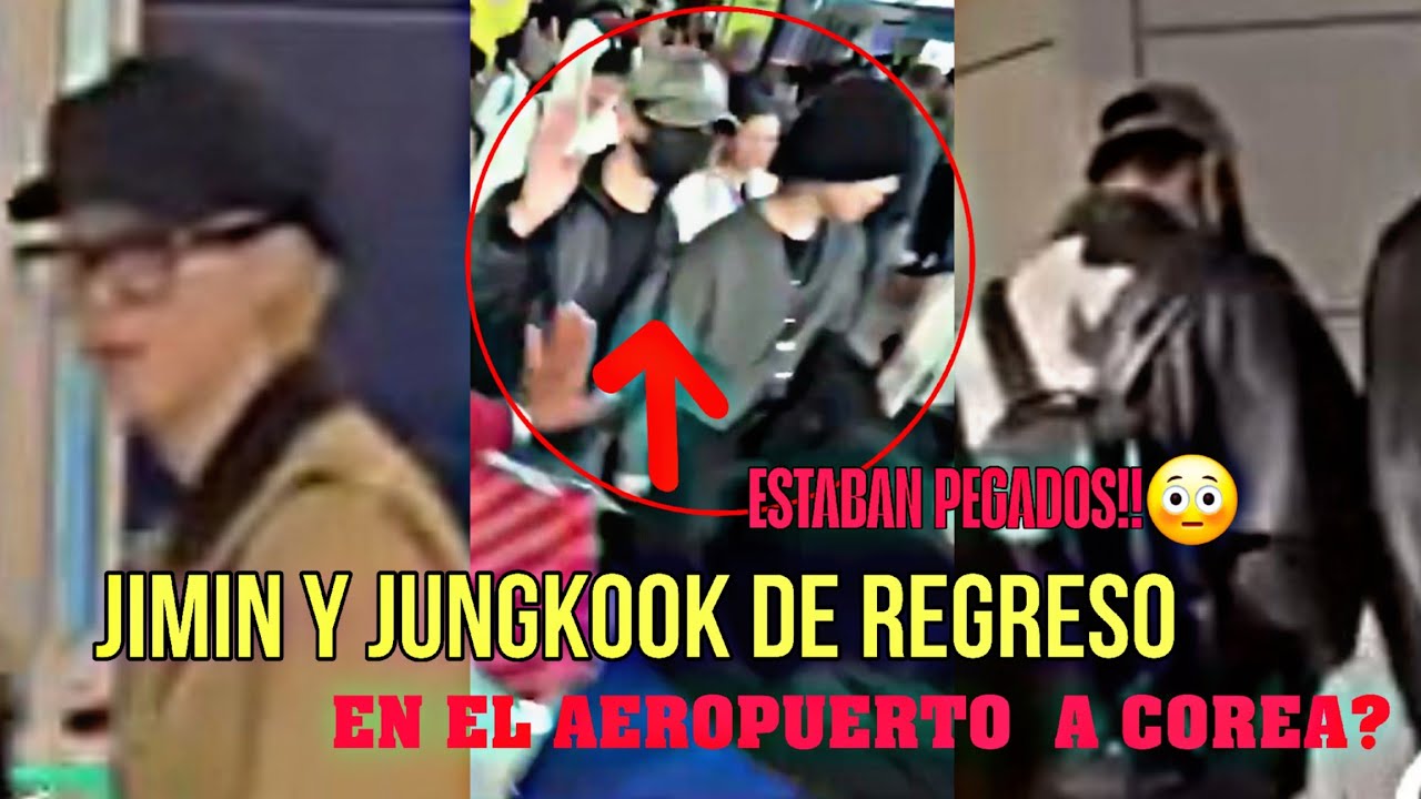JIKOOK- REGRESO A COREA?🤔ESTABAN MUY JUNTOS🔥