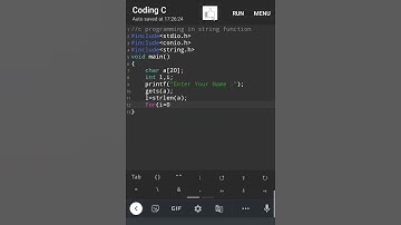 #28 String character strlen function in C program |#c_language #shorts #c_programming #teach_techno