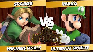 The Worst 18 WINNERS FINALS - Spargo (Young Link) Vs. WaKa (Luigi) Smash Ultimate - SSBU