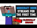 Minecraft NOOB Streams For The First Time, Instantly Regrets It