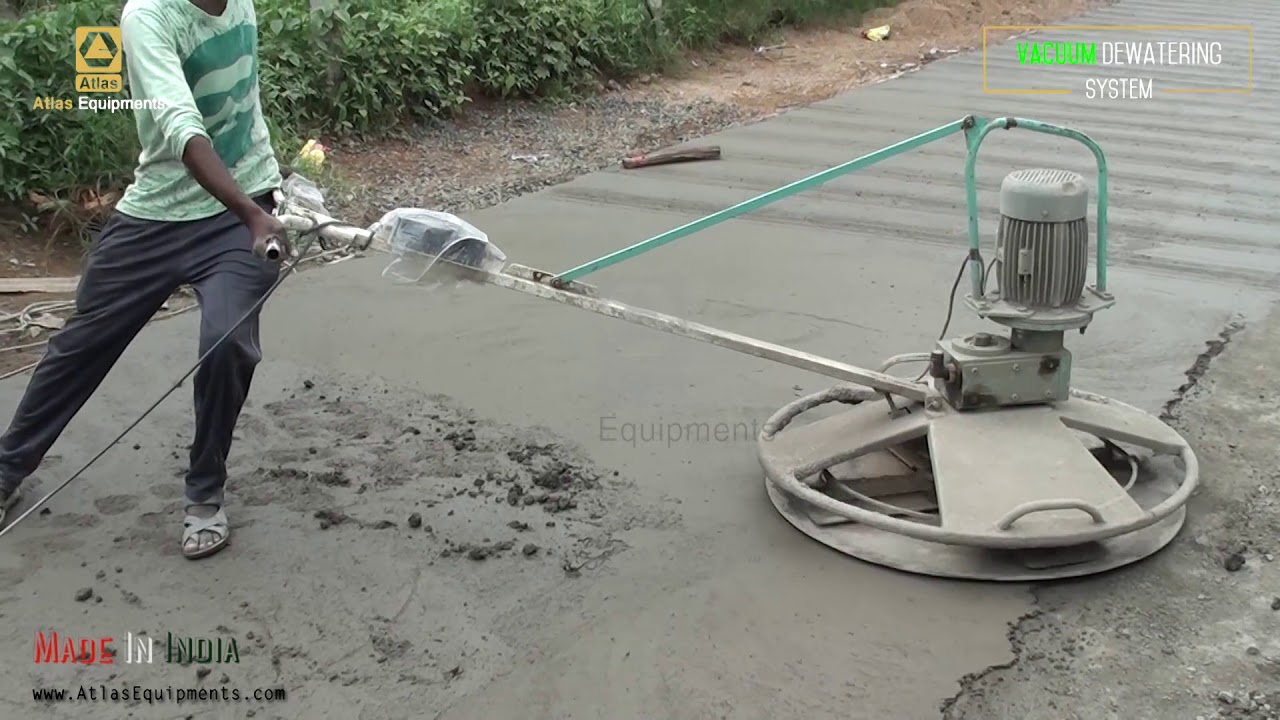 Tremix vacuum dewatering system by Atlas Equipments YouTube