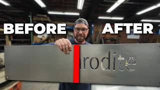 How To Cut Basic Signs on CNC Plasma!