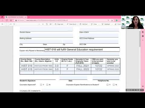 How To Write Appeal Letter For Course Repeat