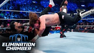 Sami Zayn accidentally spears Jey Uso: WWE Elimination Chamber 2023 highlights