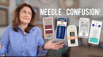 Needles, needles - so many types of cross stitch needles!