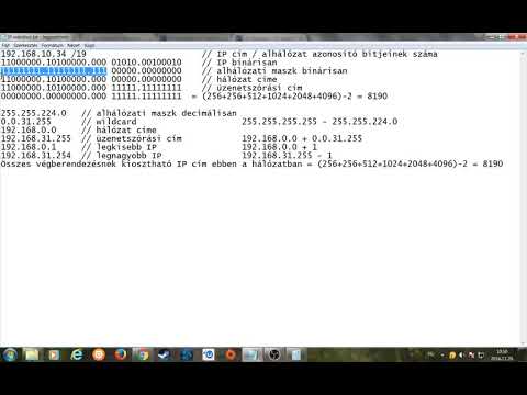 Videó: Az IP-cím Kiszámítása