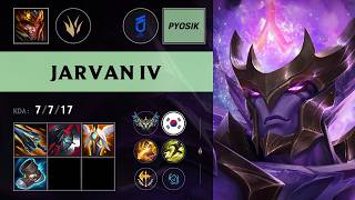 (DNS Pyosik) Jarvan IV Jungle vs Zyra - KR Challenger Patch 26.15