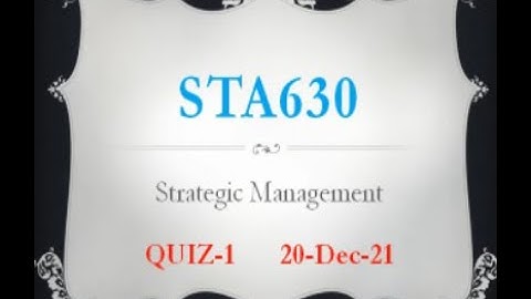 STA630 Research Methods Quiz No 1