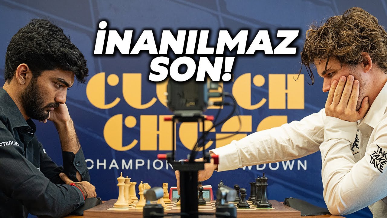 BERABERE KONUMDA TERK ETTİ! (Carlsen vs Gukesh)