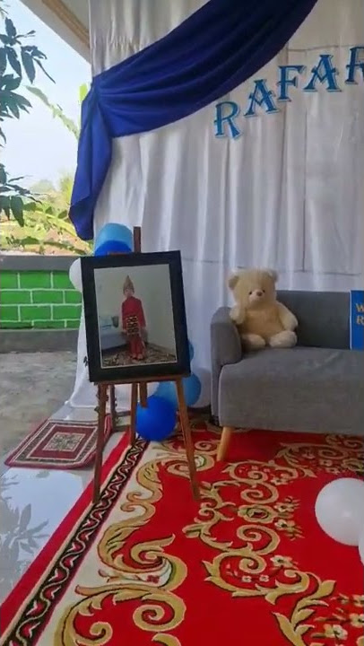 Dekor Khitanan Sunatan Sederhana #shorts #shortvideo #shortsstatus #status #dekorasi #khitanan