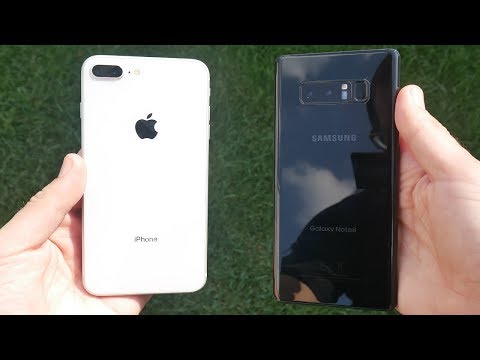 iPhone 8 Plus vs Galaxy Note 8 Speed Test!