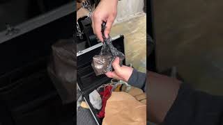 They bought a vending machine off ebay and forced it open!