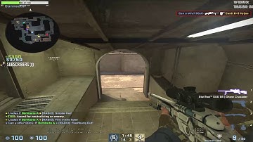 insane 5k csgo mirage - scout deagle ct side taking mid