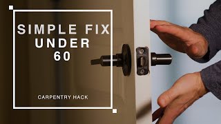 Interior Door Will Not Stay Open | Quick Fix