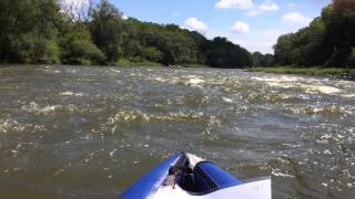 Kayaking on the grand river from Cambridge to Paris