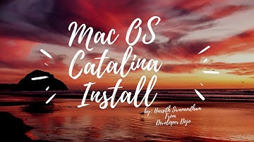 How to install Mac OS Catalina in an External Hard Drive